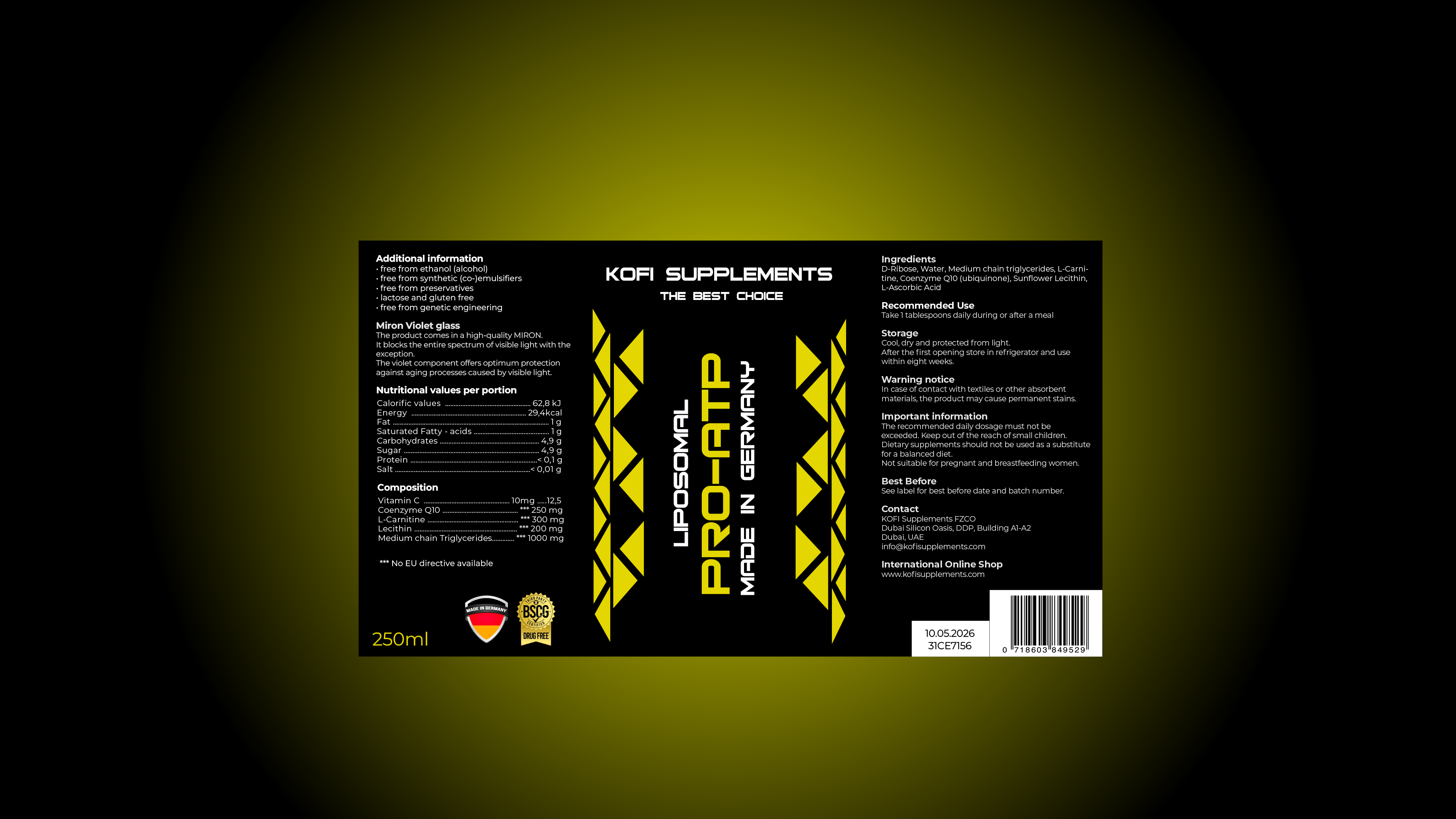 LIPOSOMAL PRO ATP