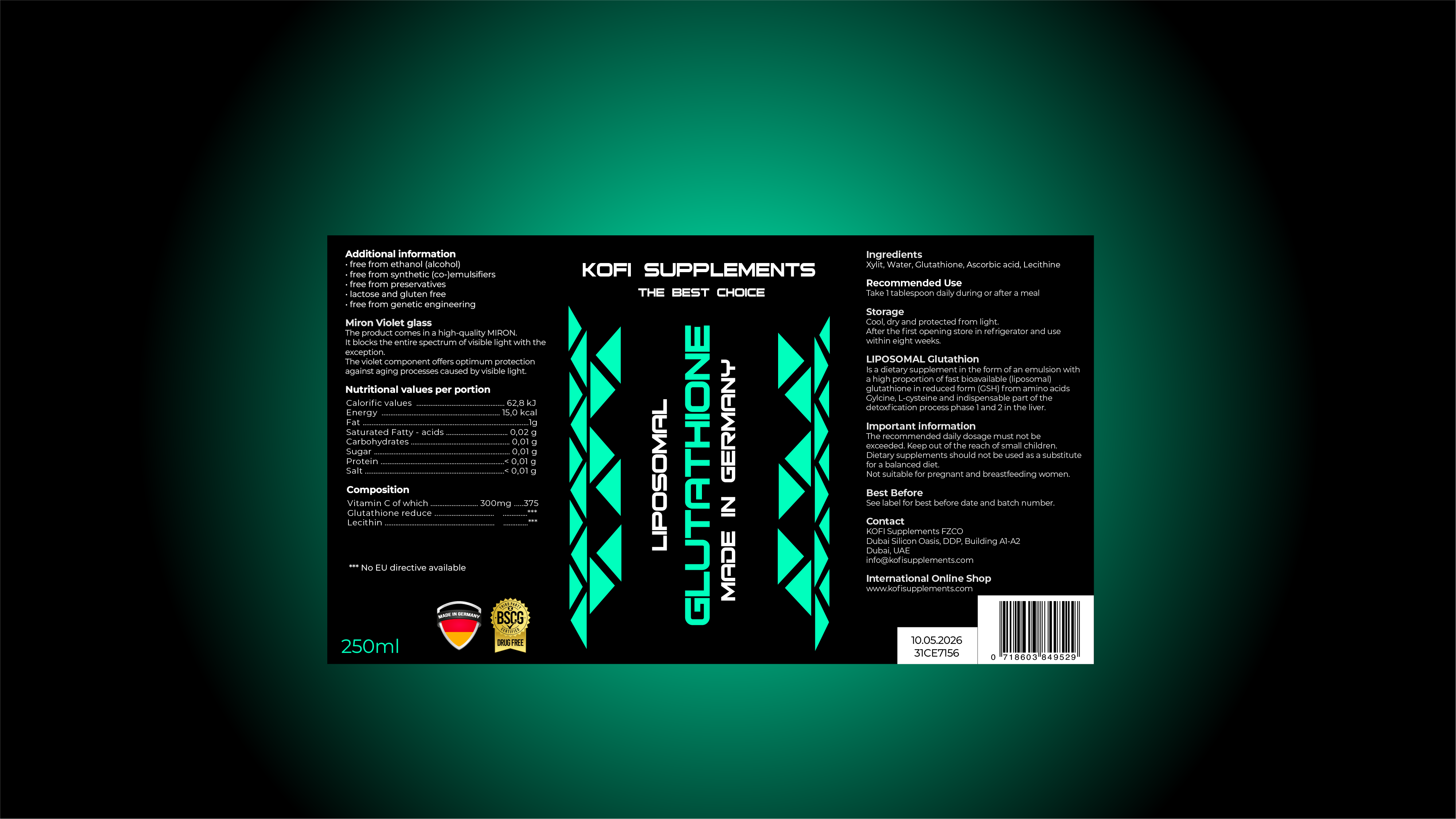 LIPOSOMAL Glutathione