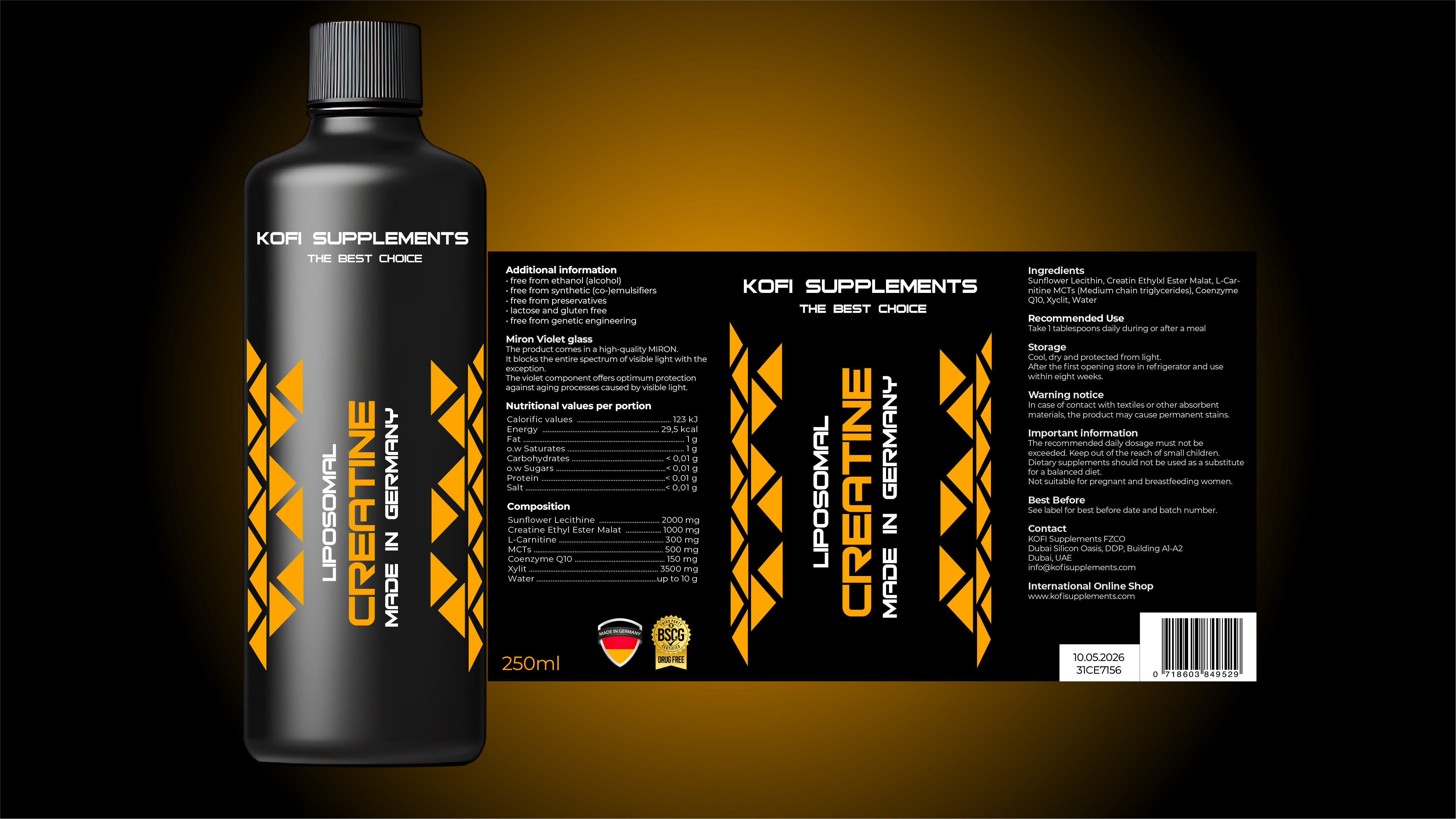 LIPOSOMAL CREATINE
